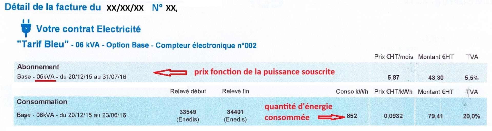invoice statement