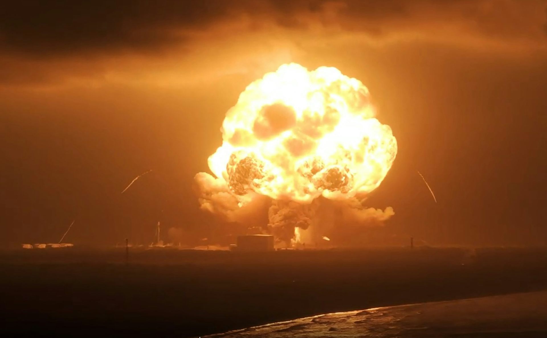 Vue de l'explosion.