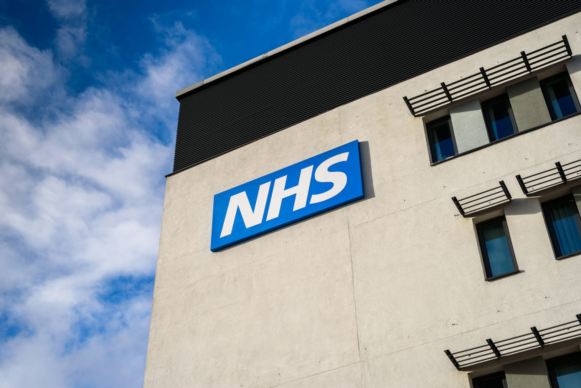 An NHS building.