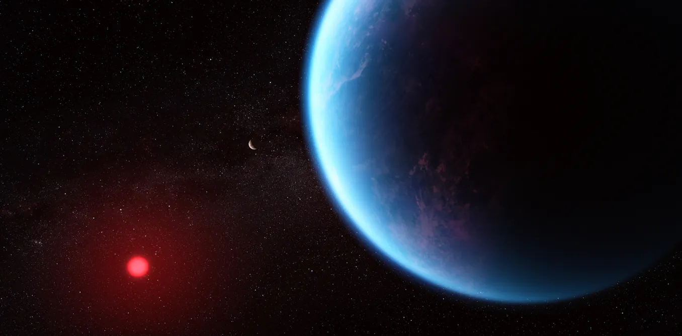Could it be aliens? From Cheyava Falls on Mars to exoplanet K2-18b – here’s what scientists really think - The Conversation image