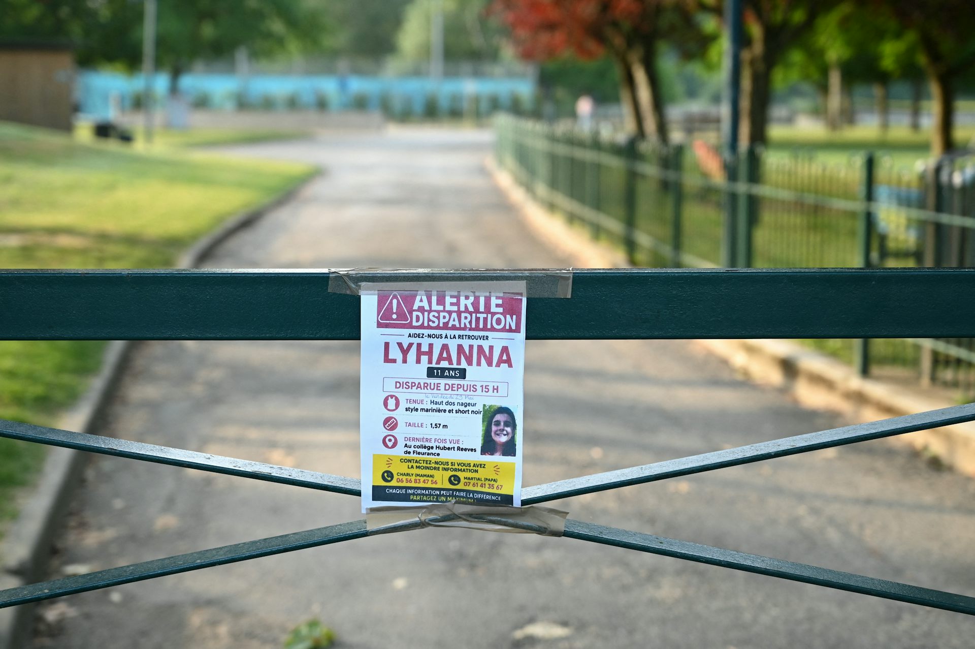affiche signalant la disparition d'une enfant