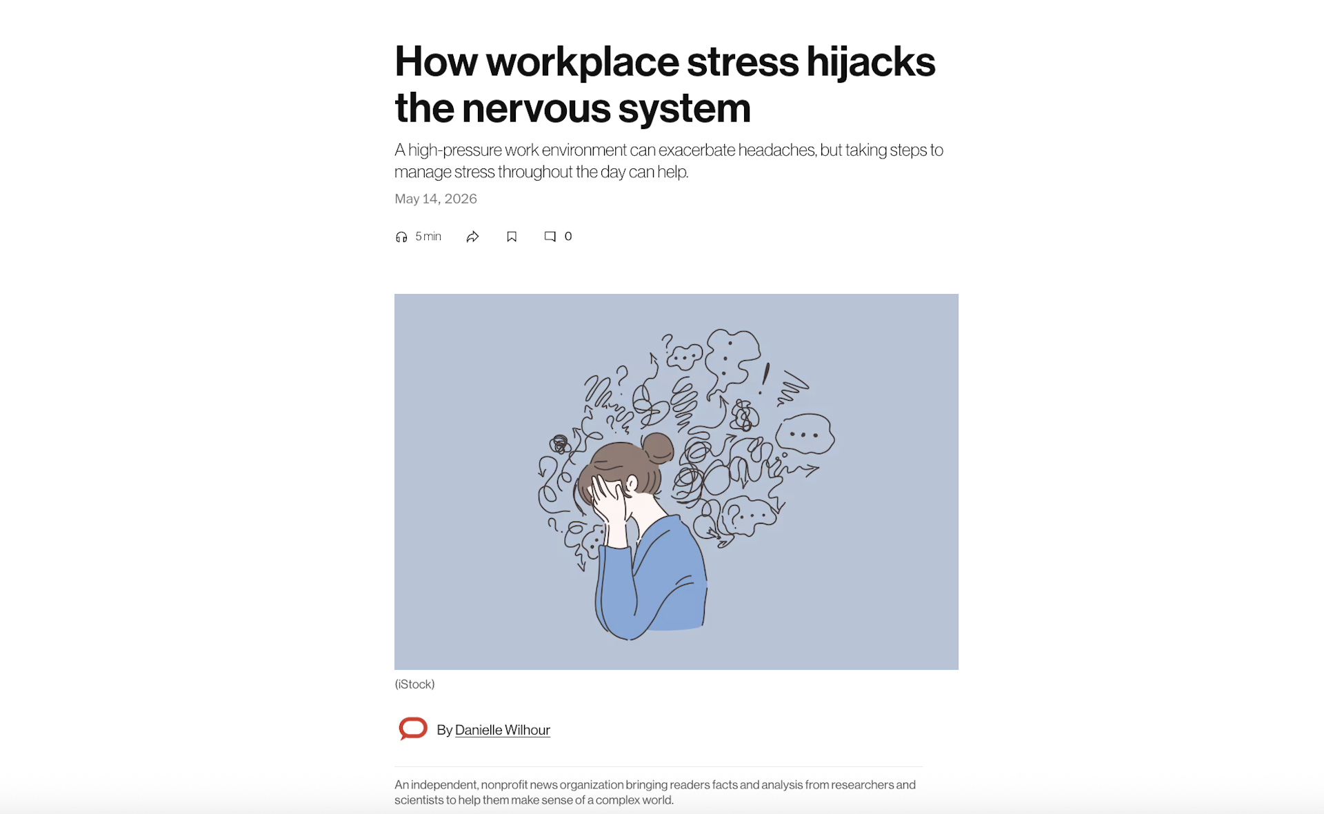 workplace stress
