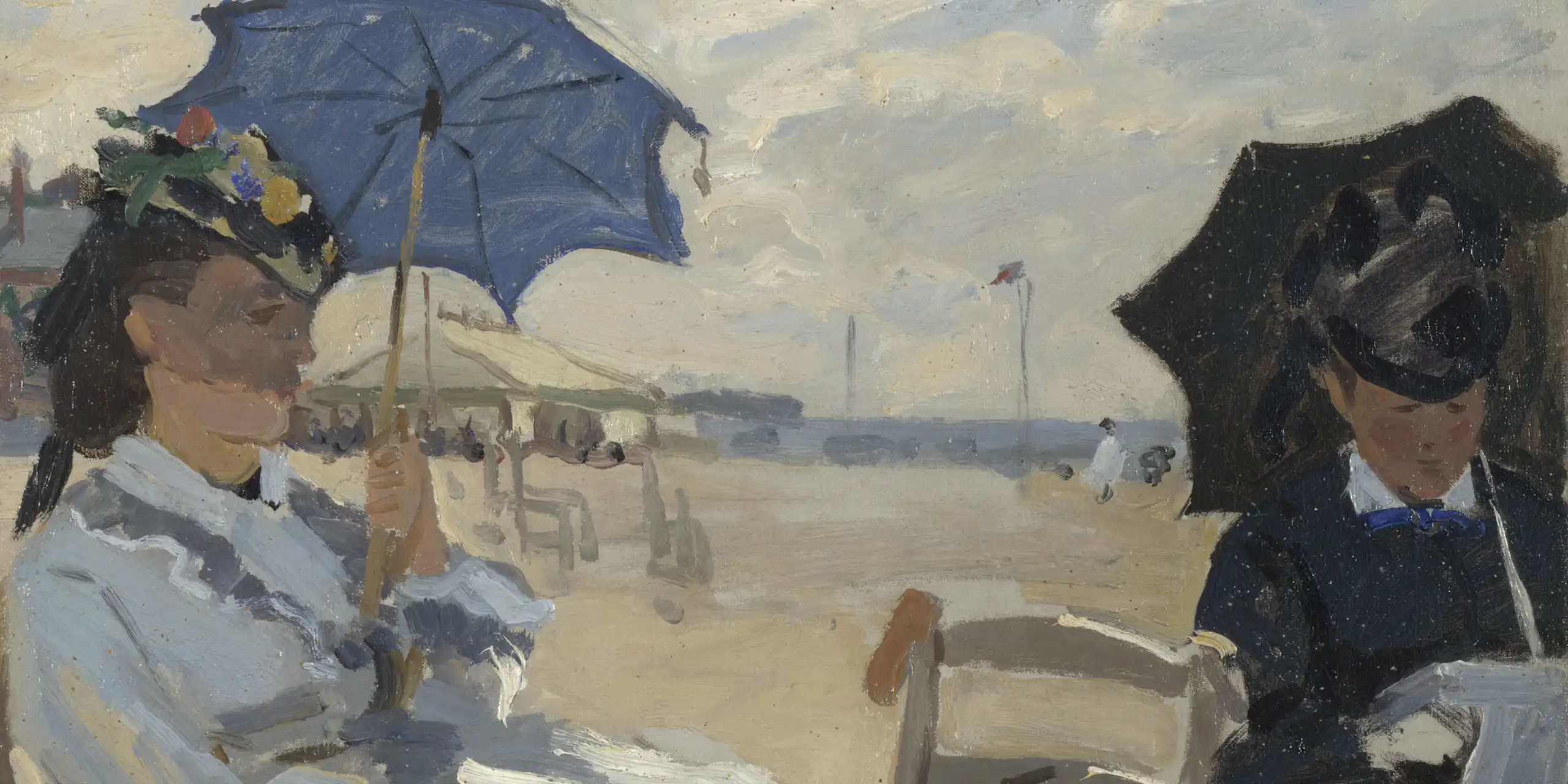 La plage de Trouville.