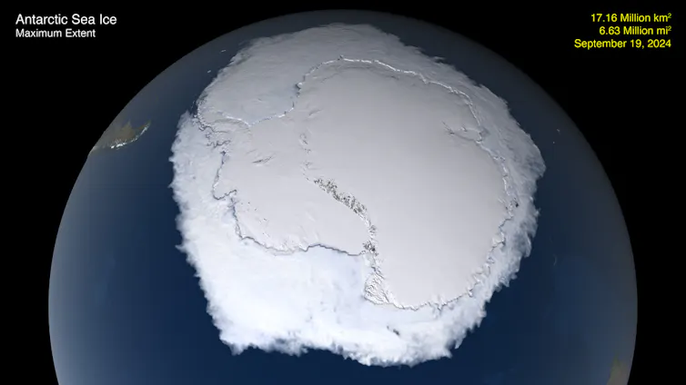 https://www.gettyimages.com.au/detail/photo/iceberg-sits-still-on-a-calm-day-in-antarctica-royalty-free-image/1274512891?phrase=sea%20ice%20floes%20Antarctica&searchscope=image%2Cfilm&adppopup=true