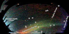 The Milky Way mapped.