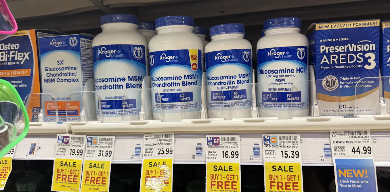 Glucosamine supplements may speed memory loss from Alzheimer’s, new research shows - The Conversation