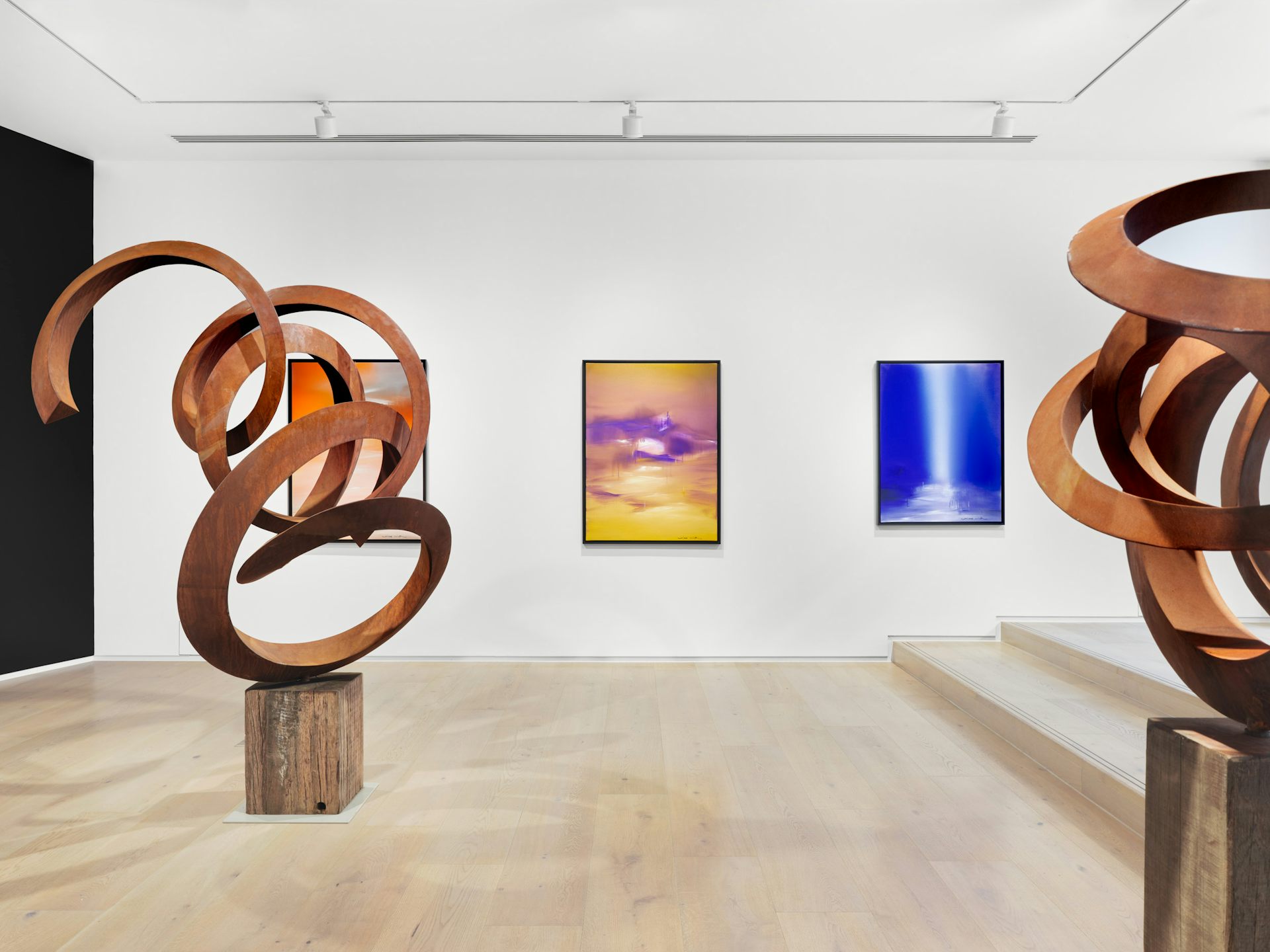 EnviroWireDaily — Pieter Obels and Feng Xiao-Min: a compelling exploration of nature through steel and paint