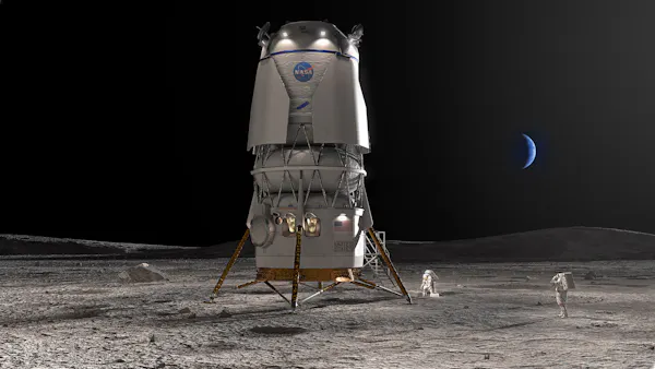 Blue Origin is building one of the two landers to carry astronauts down to the lunar surface.