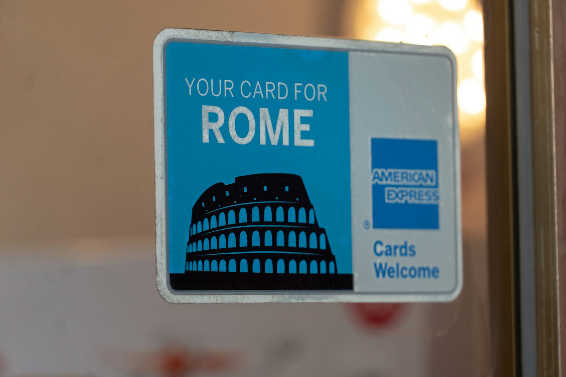 American express advert.