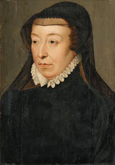 Portrait of Catherine de' Medici in her mourning clothing