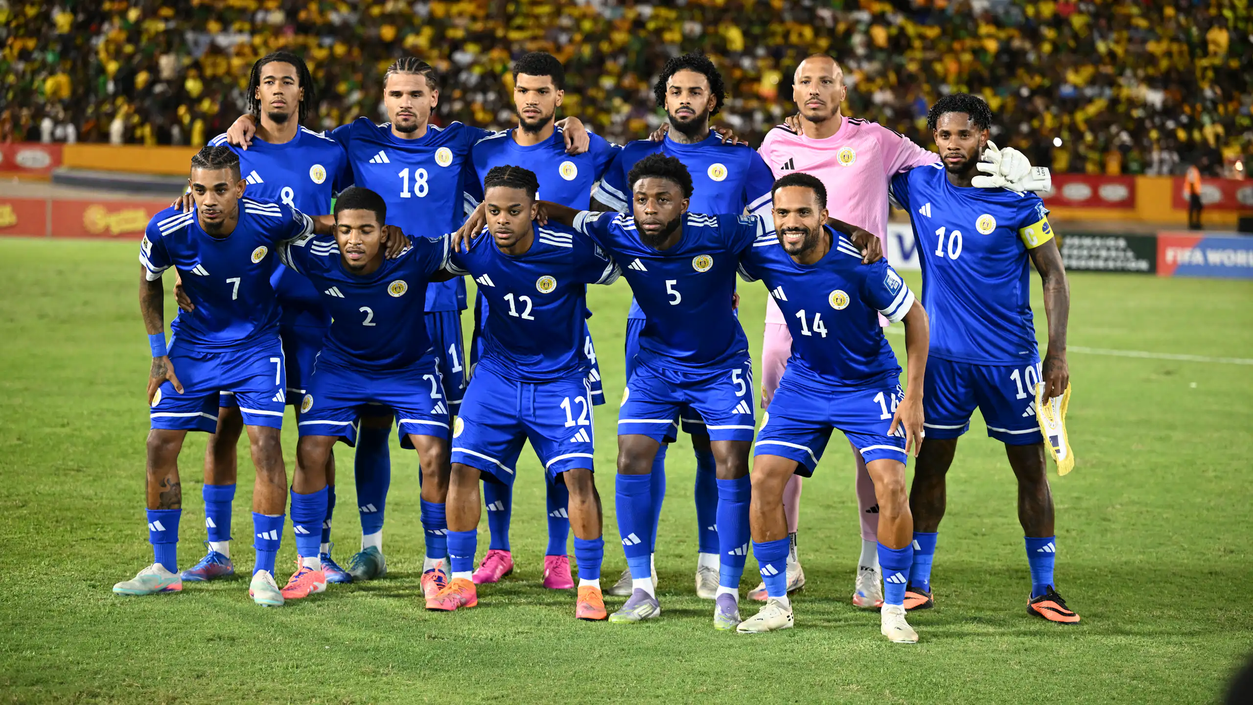 L'équipe nationale de football de Curaçao.