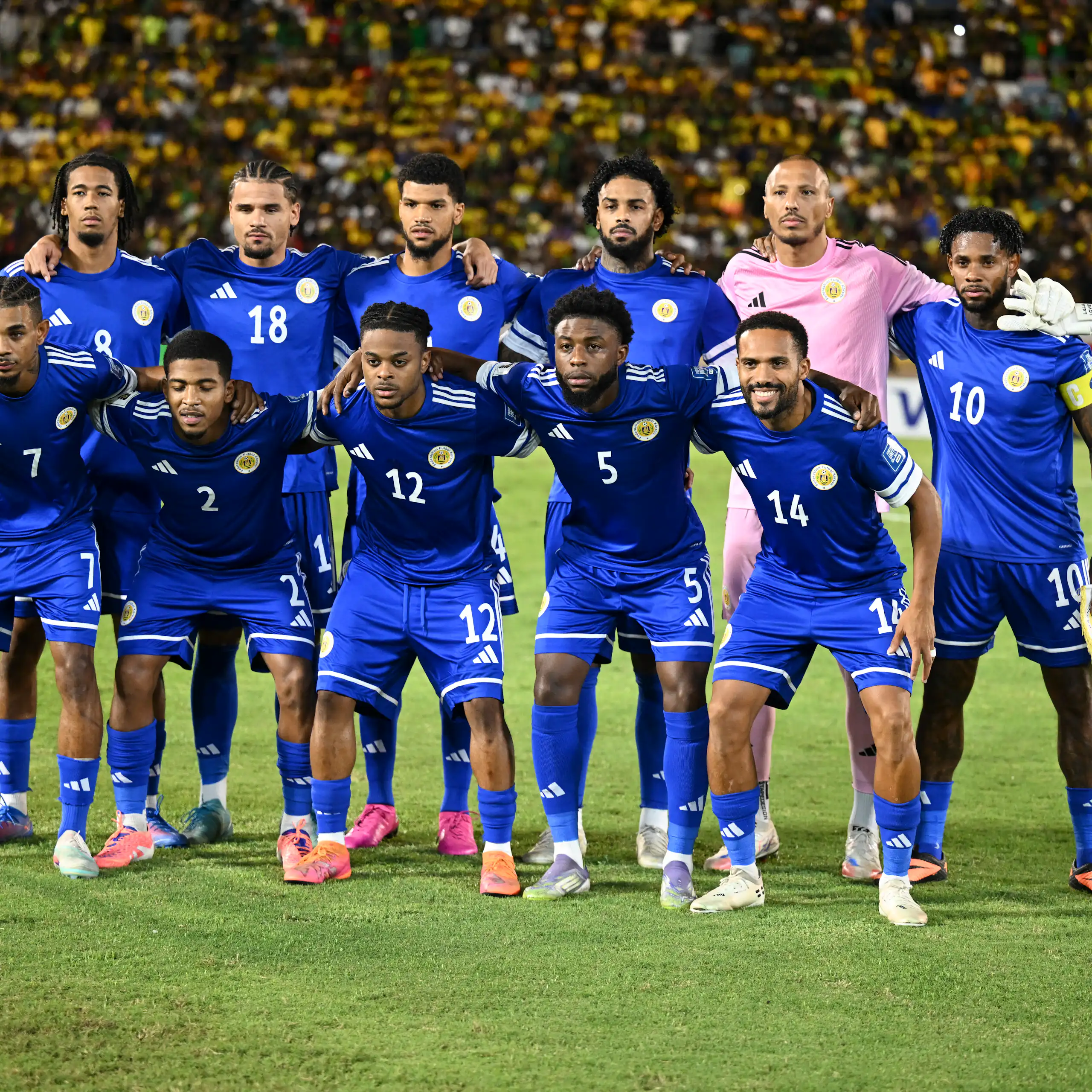 L'équipe nationale de football de Curaçao.