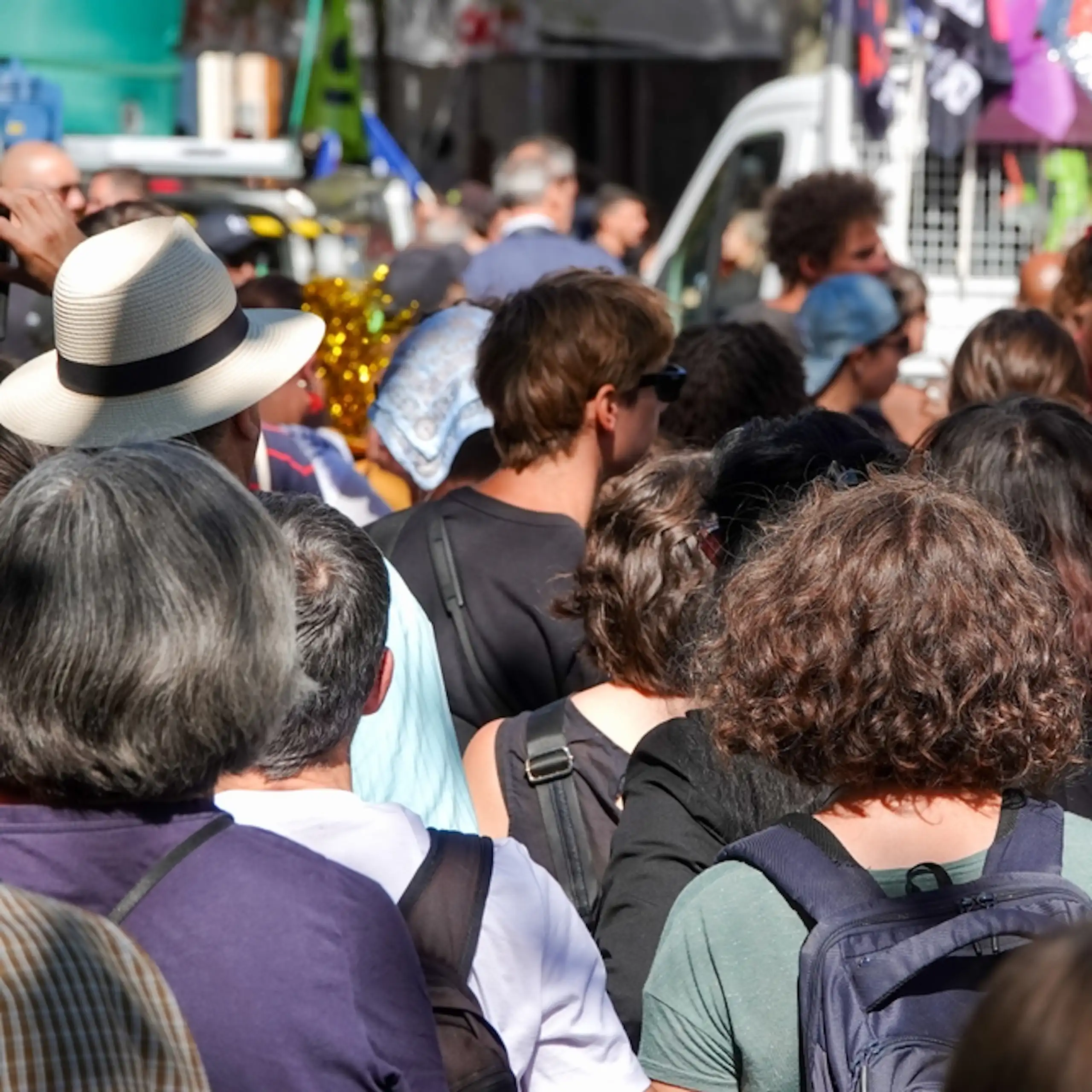 Une foule lors d'une manifestation