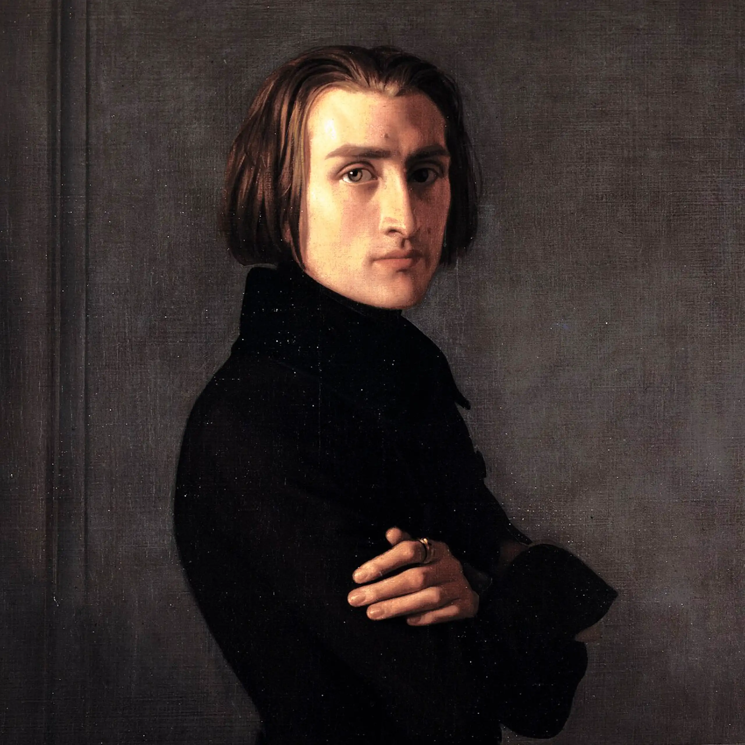 Portrait de Franz Liszt par Henri Lehmann