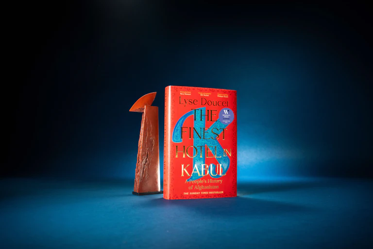 Winning book and trophy