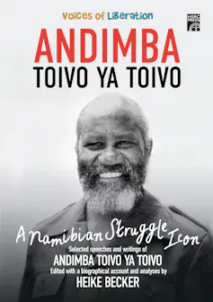 A book cover featuring a black and white photo of an elder African man, bearded and smiling.