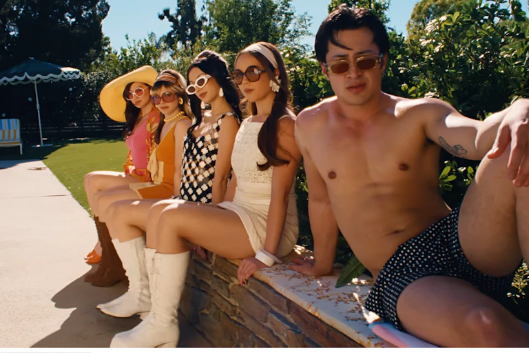 A host of 'Wasian' superstars appeared in the Madwoman music video, by artist Laufey.