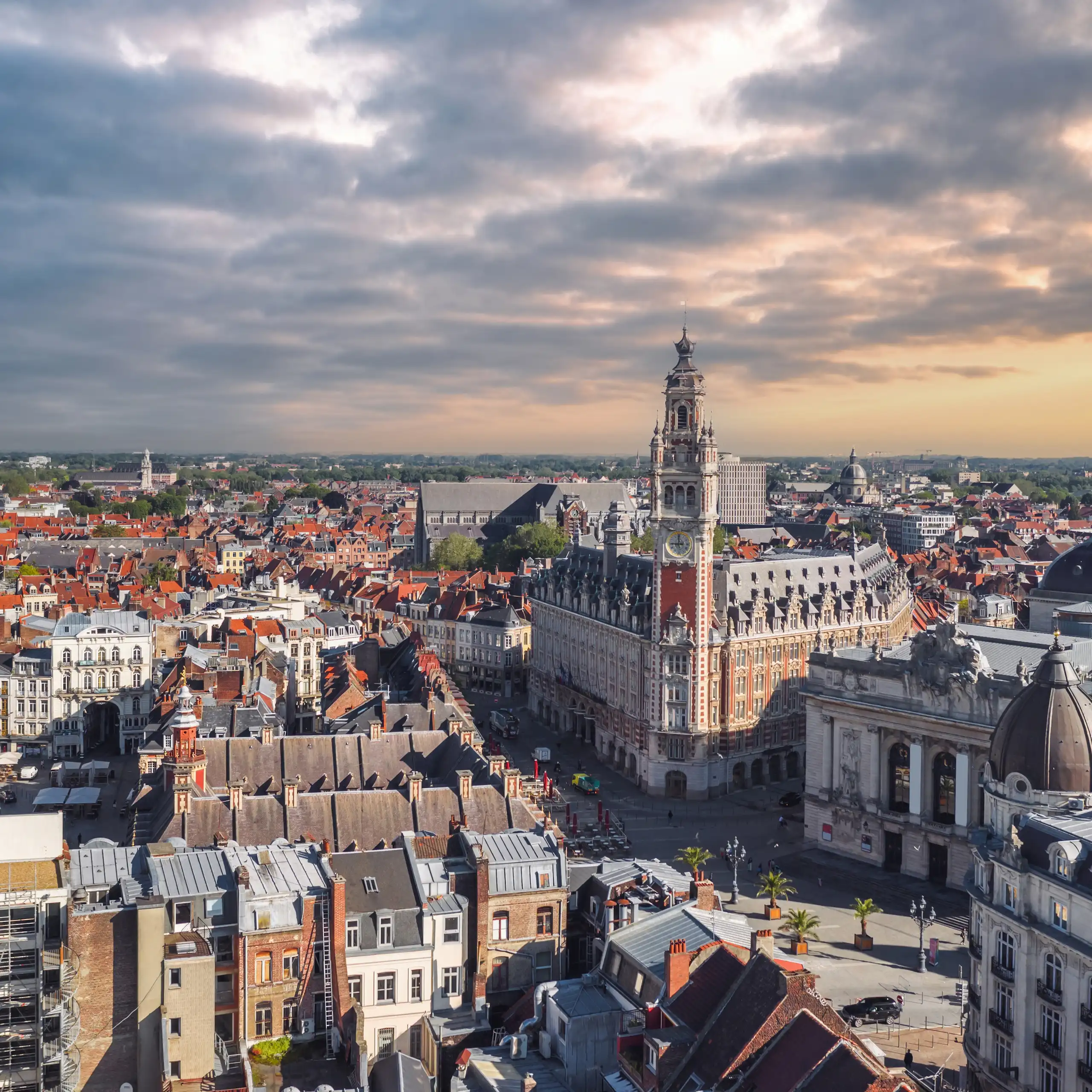 Vue panoramique de Lille.