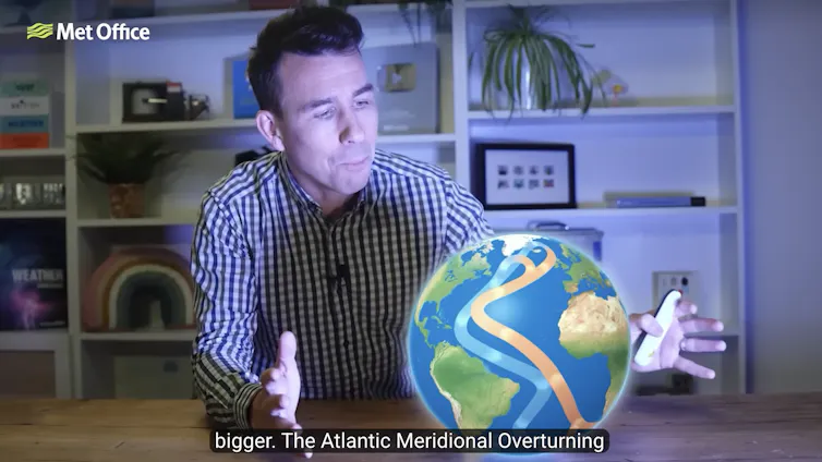 man with globe with arrows