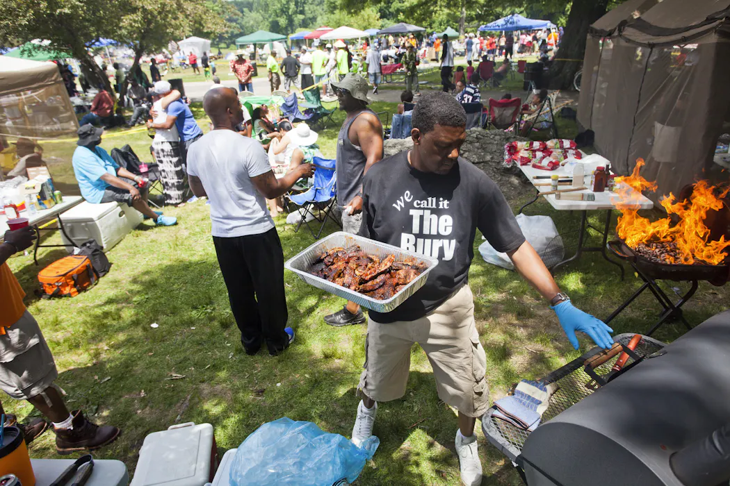 Juneteenth’s real meaning is written on the plates of smoked meats, potato salad and watermelon