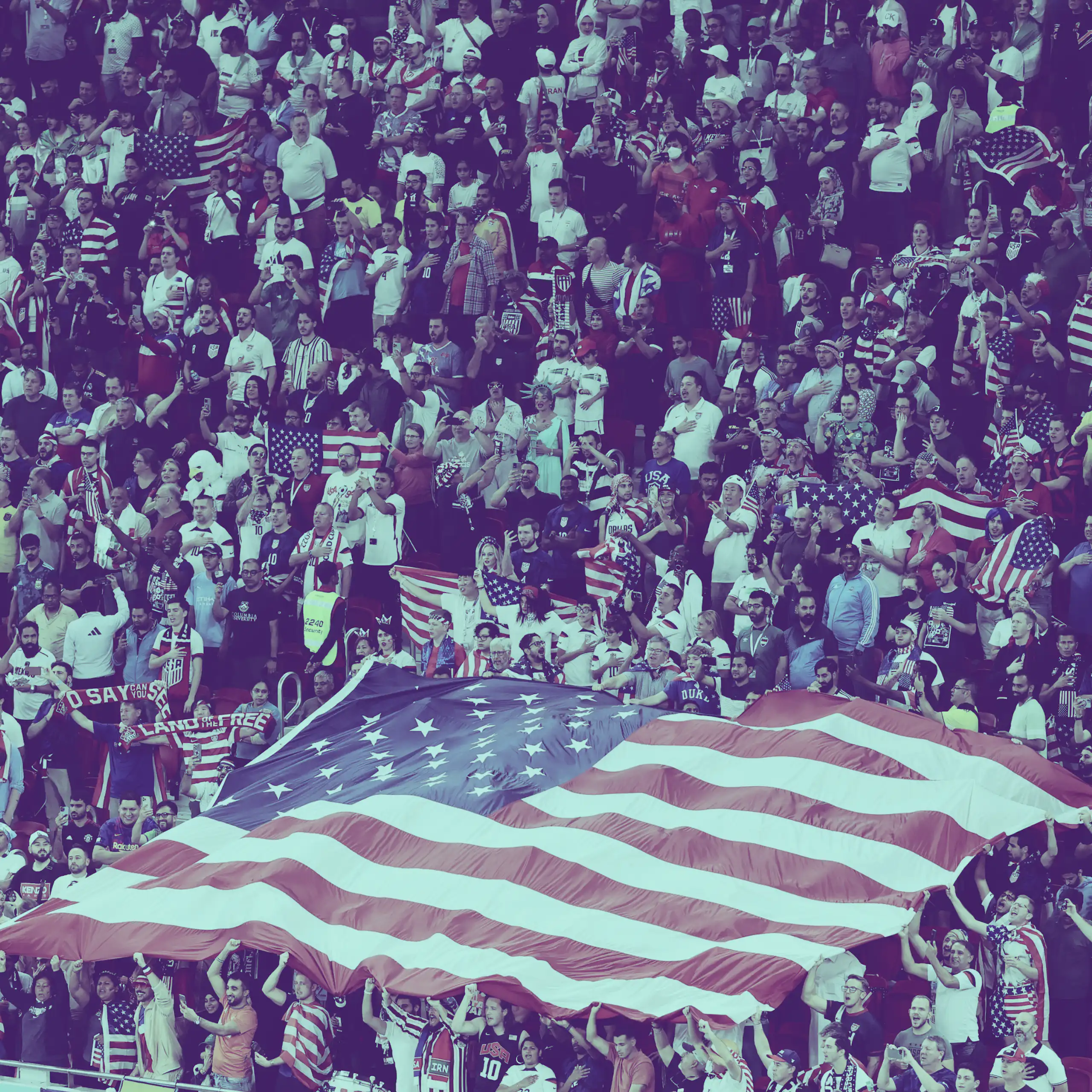 American soccer fans.