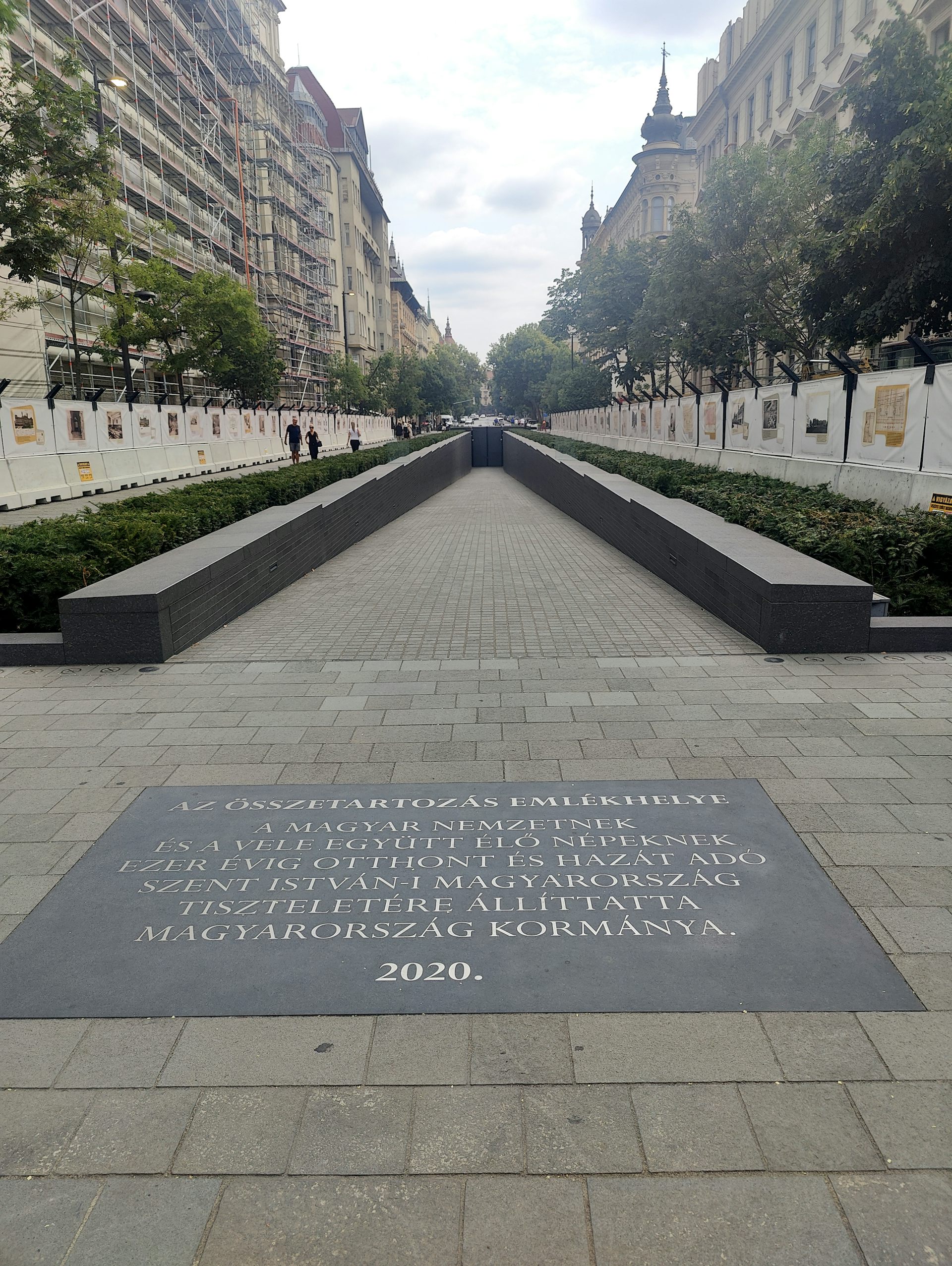 The Monument of National Unity in Budapest
