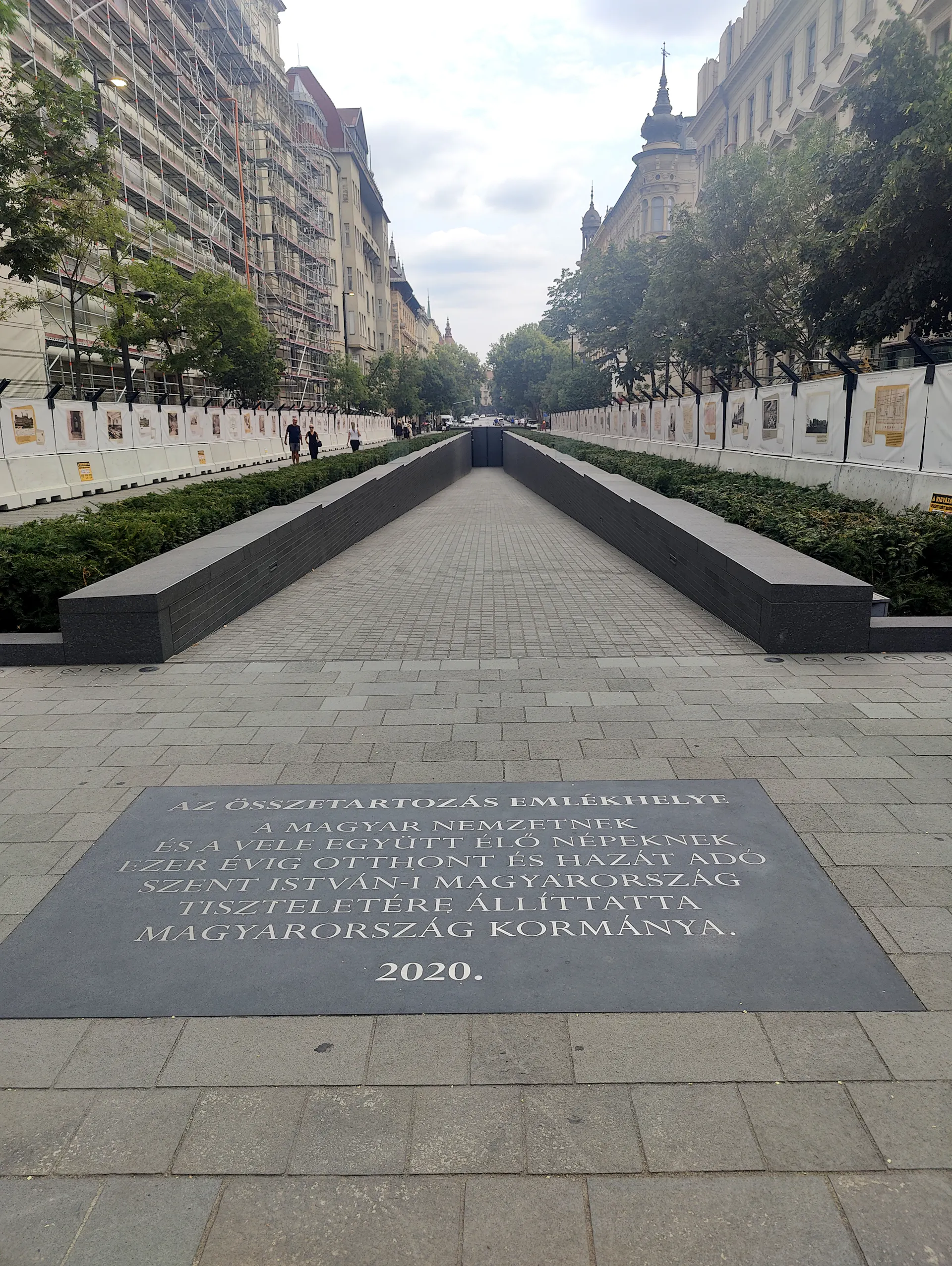 The Monument of National Unity in Budapest