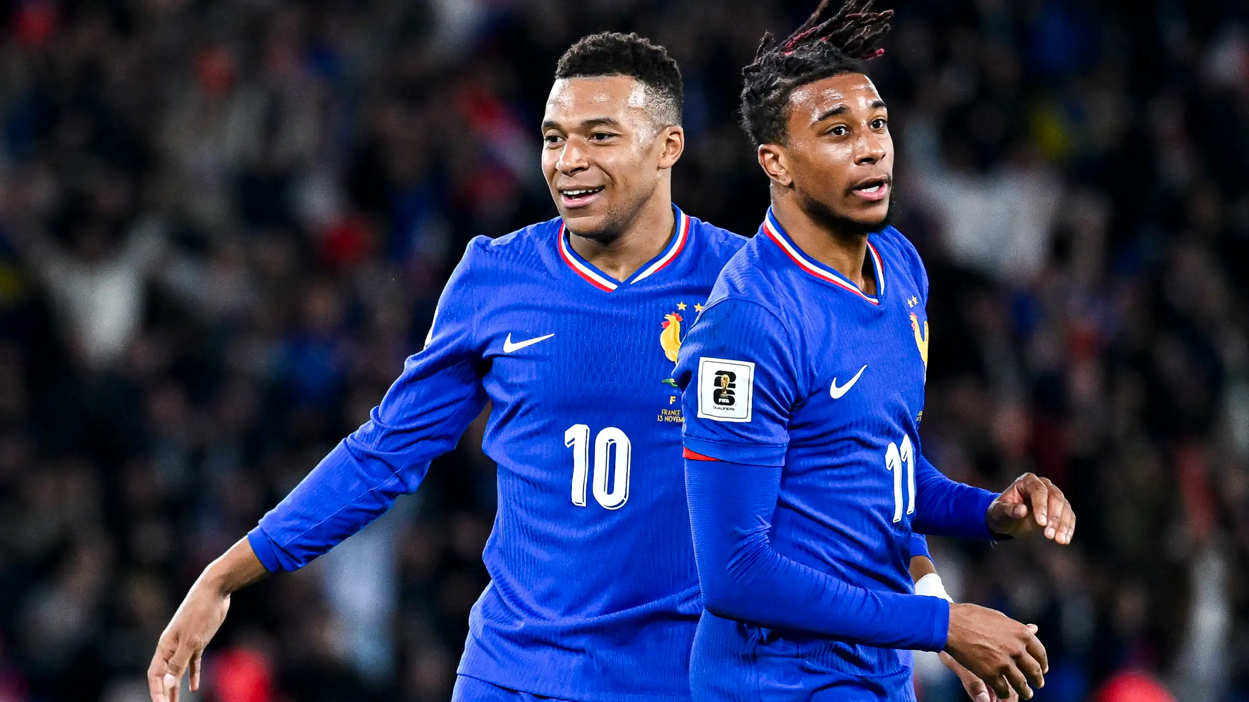 Kylian Mbappé et Michael Olise