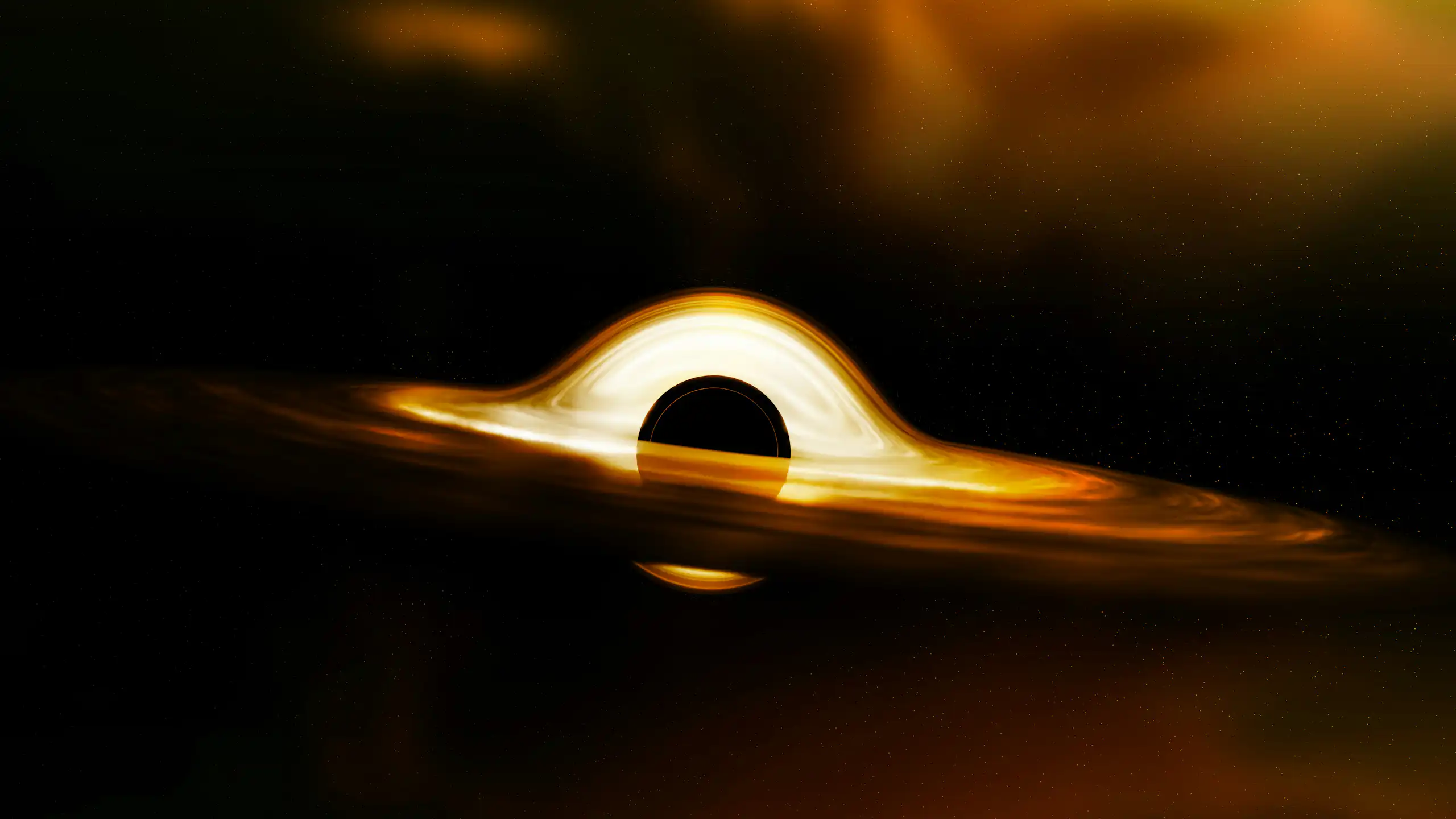 Artist's impression of a black hole