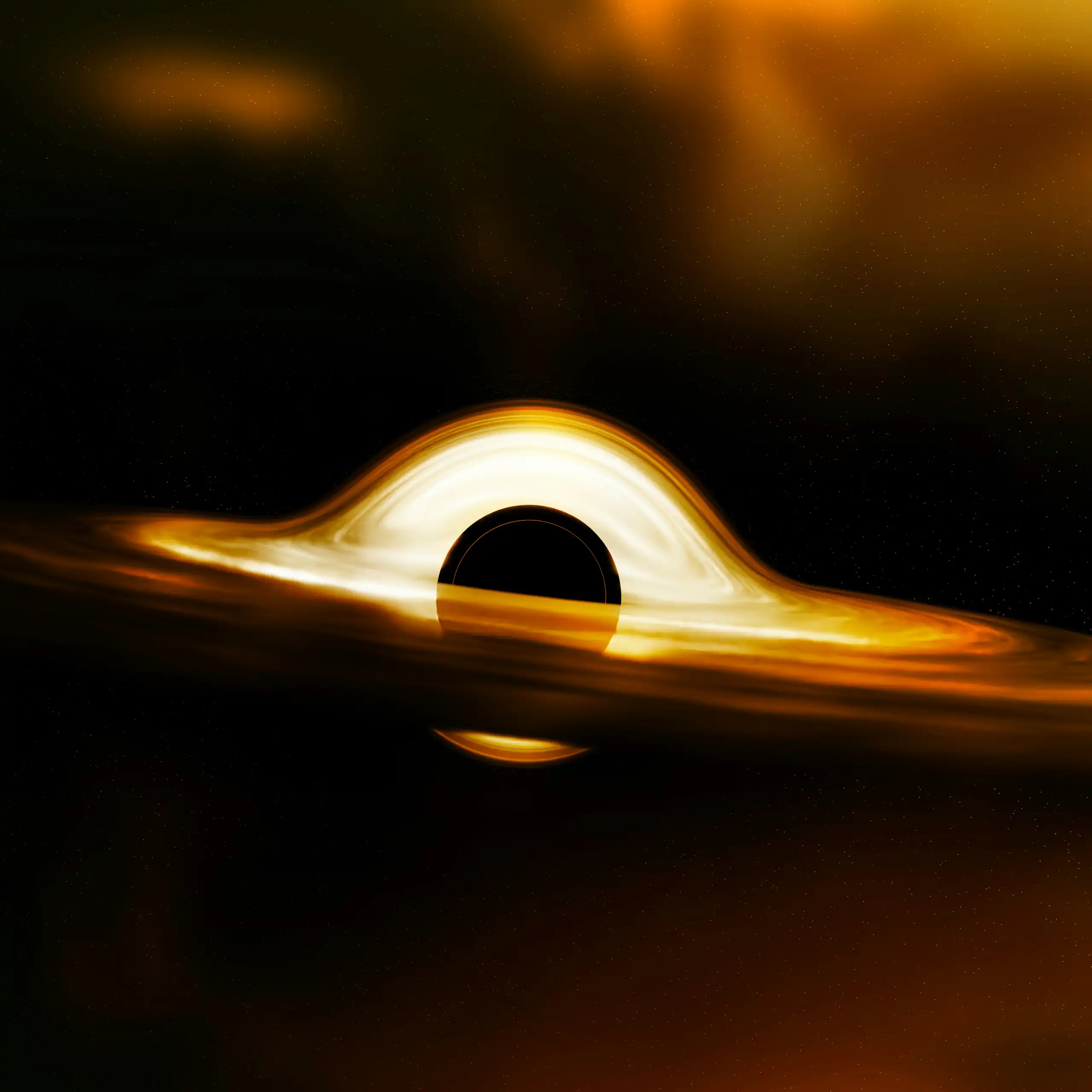 Artist's impression of a black hole