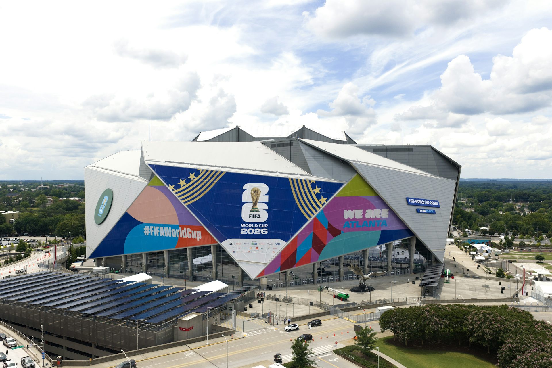 Mercedes-Benz Stadium in Atlanta, Georgia