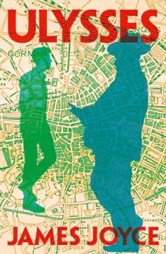 A book cover featuring an illustration in beige, green and blue of two men against a map of a city.