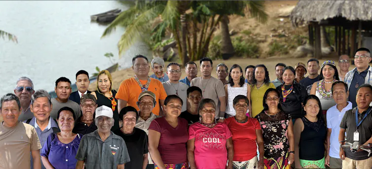 A composite image showing the authors and contributors to the project and its book.