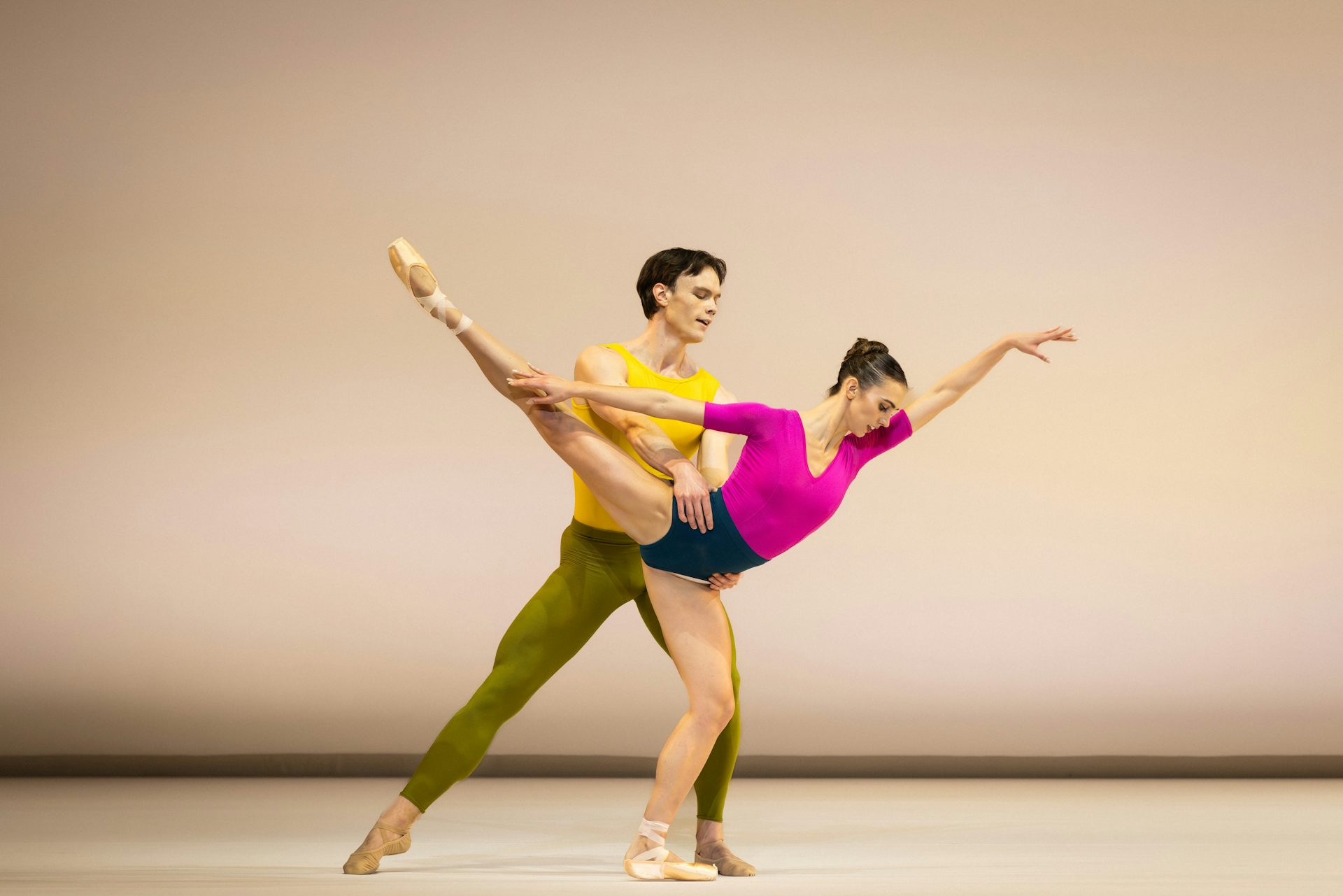 A pas de deux.