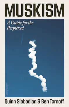 book cover: Muskism - with white cloud on blue