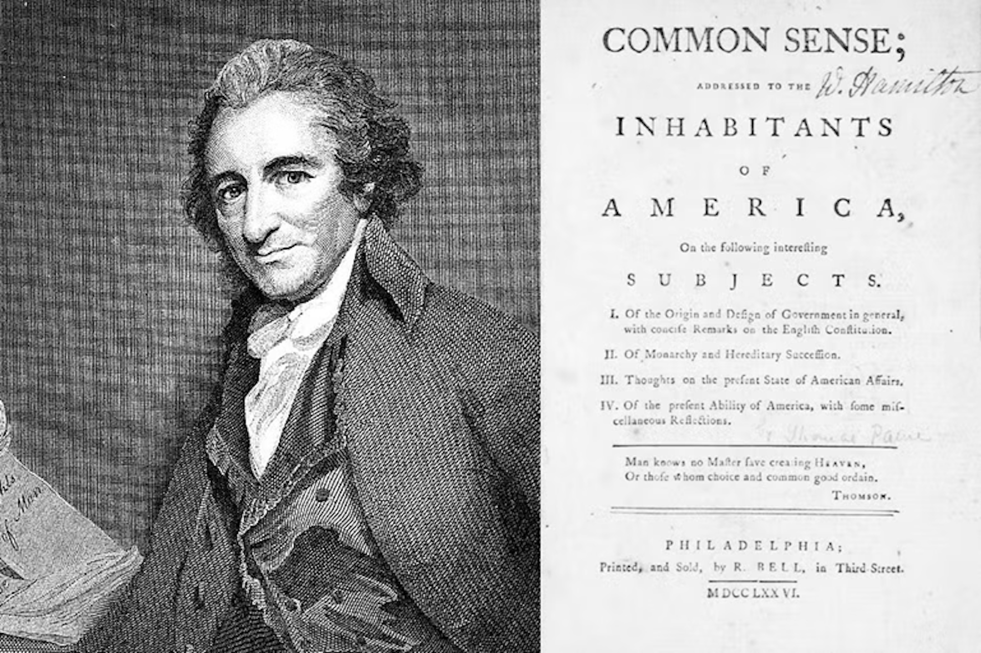 Portrait of Tom Paine