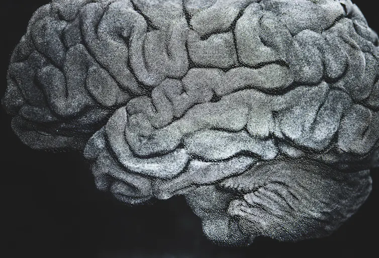 Abstract image of human brain texture.