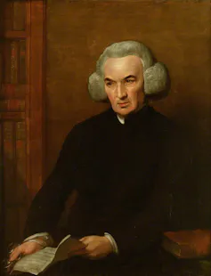 Portrait of an 18-th-century British intellectual.
