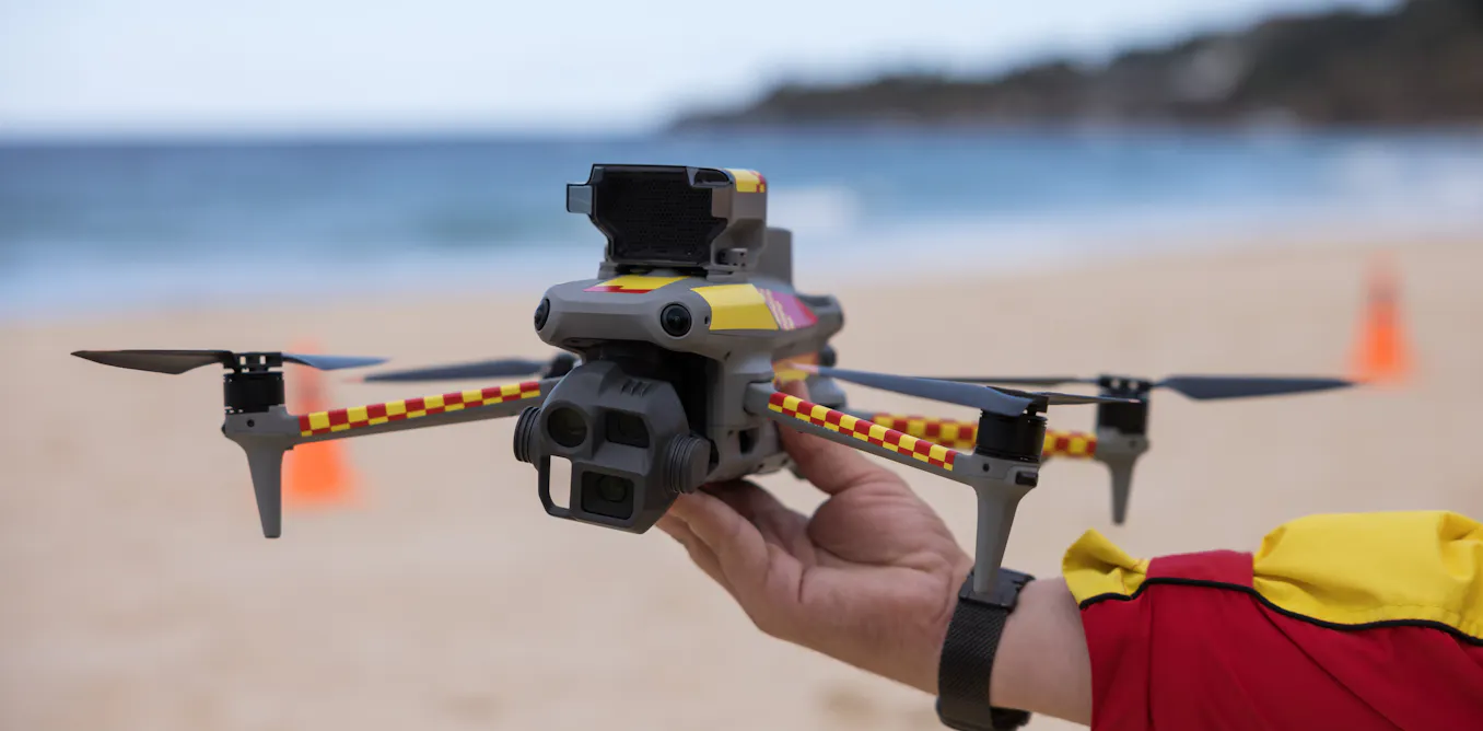 EduWireDaily — Shark-spotting drones are about reassurance – not full protection