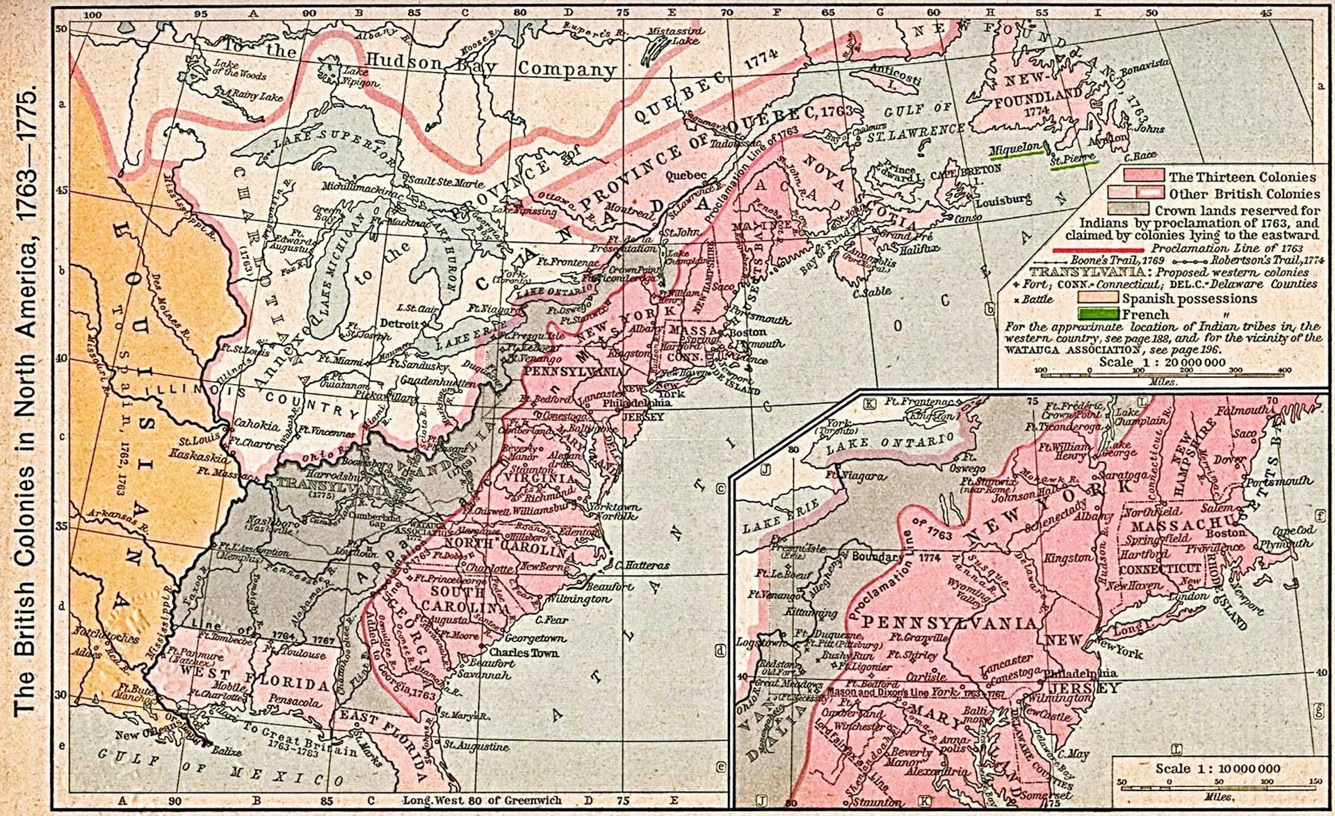 A colonial era map.