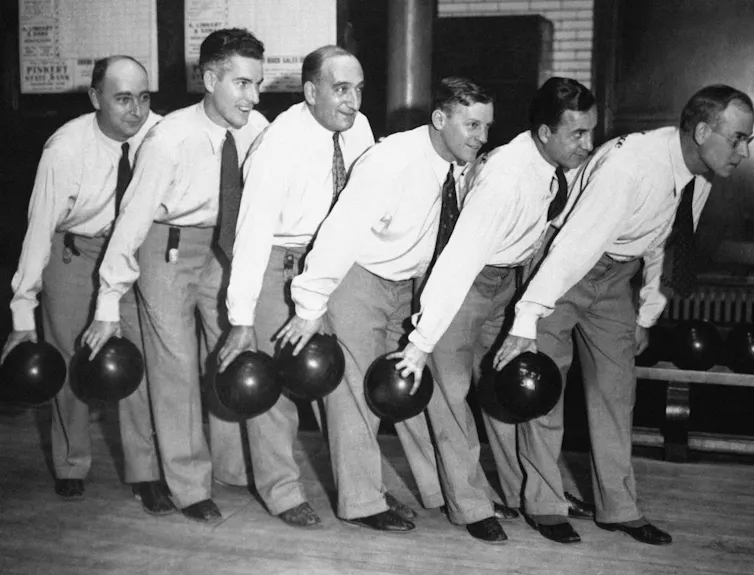 Civility calls for the willingness to interact – a dispute with a neighbor published how a lot motivation issues 2 black and white photo of six men in ties, lined up with bowling balls