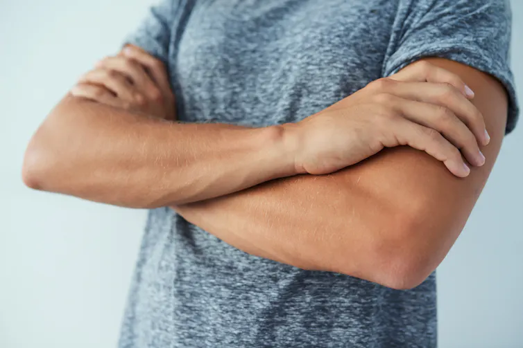 Civility calls for the willingness to interact – a dispute with a neighbor published how a lot motivation issues 5 closeup of mans arms folded across his chest
