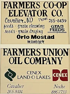 Advertisements for Farmers Co-op