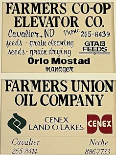 Advertisements for Farmers Co-op