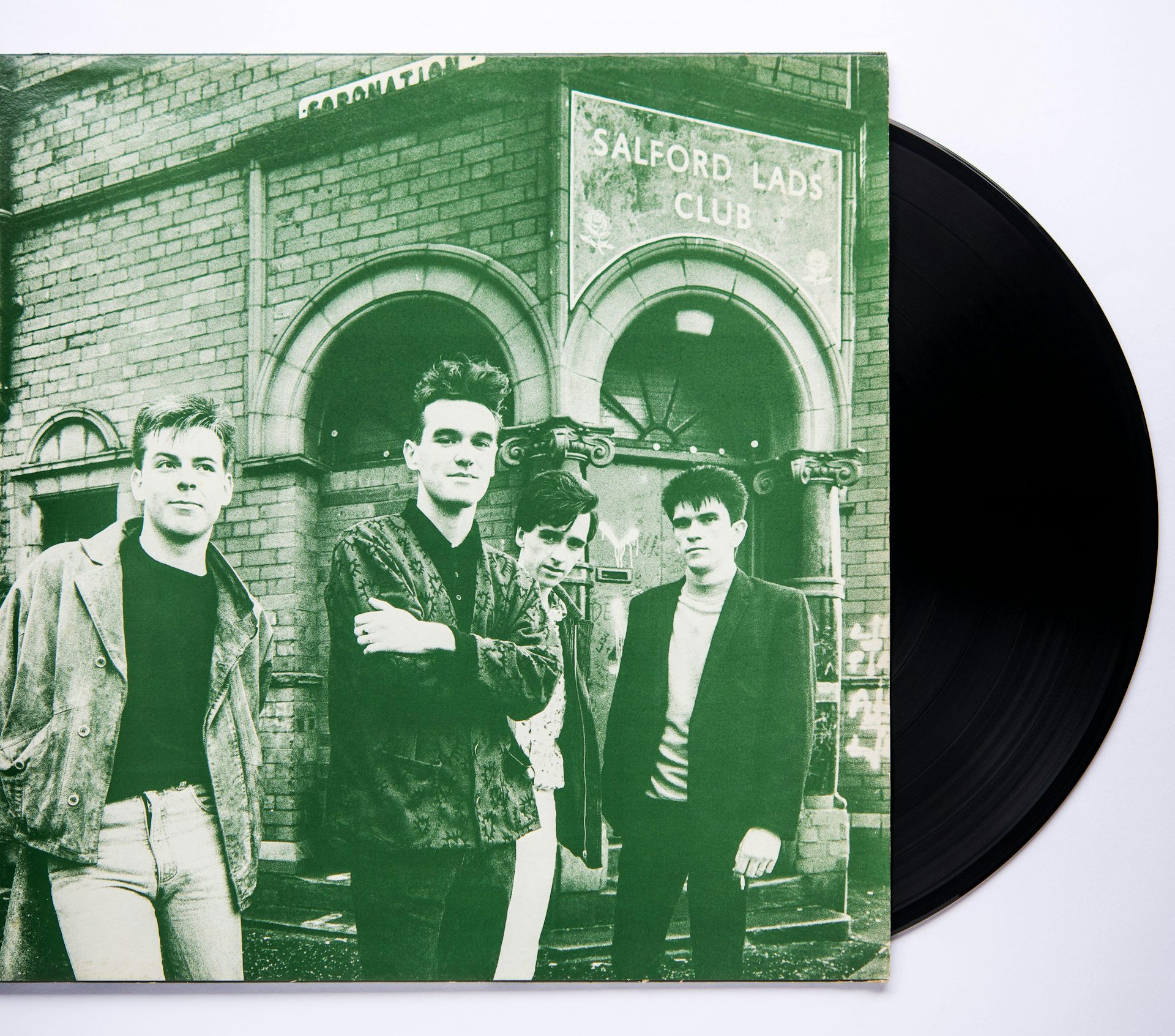 An vinyl album.