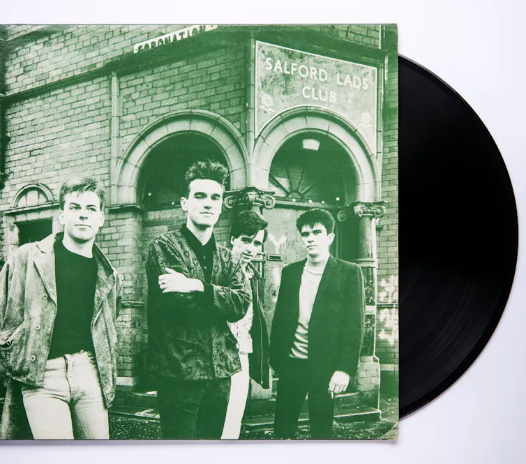 An vinyl album.