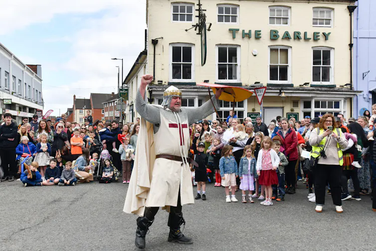 St George's Day celebrations in Shropshire.