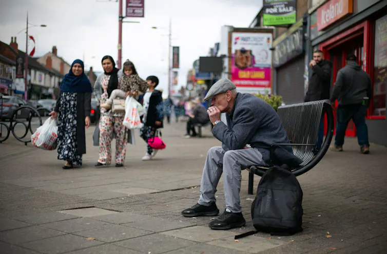 Britain’s quarter century: wealth and widening inequality 5 Old man on a bench in Birmingham