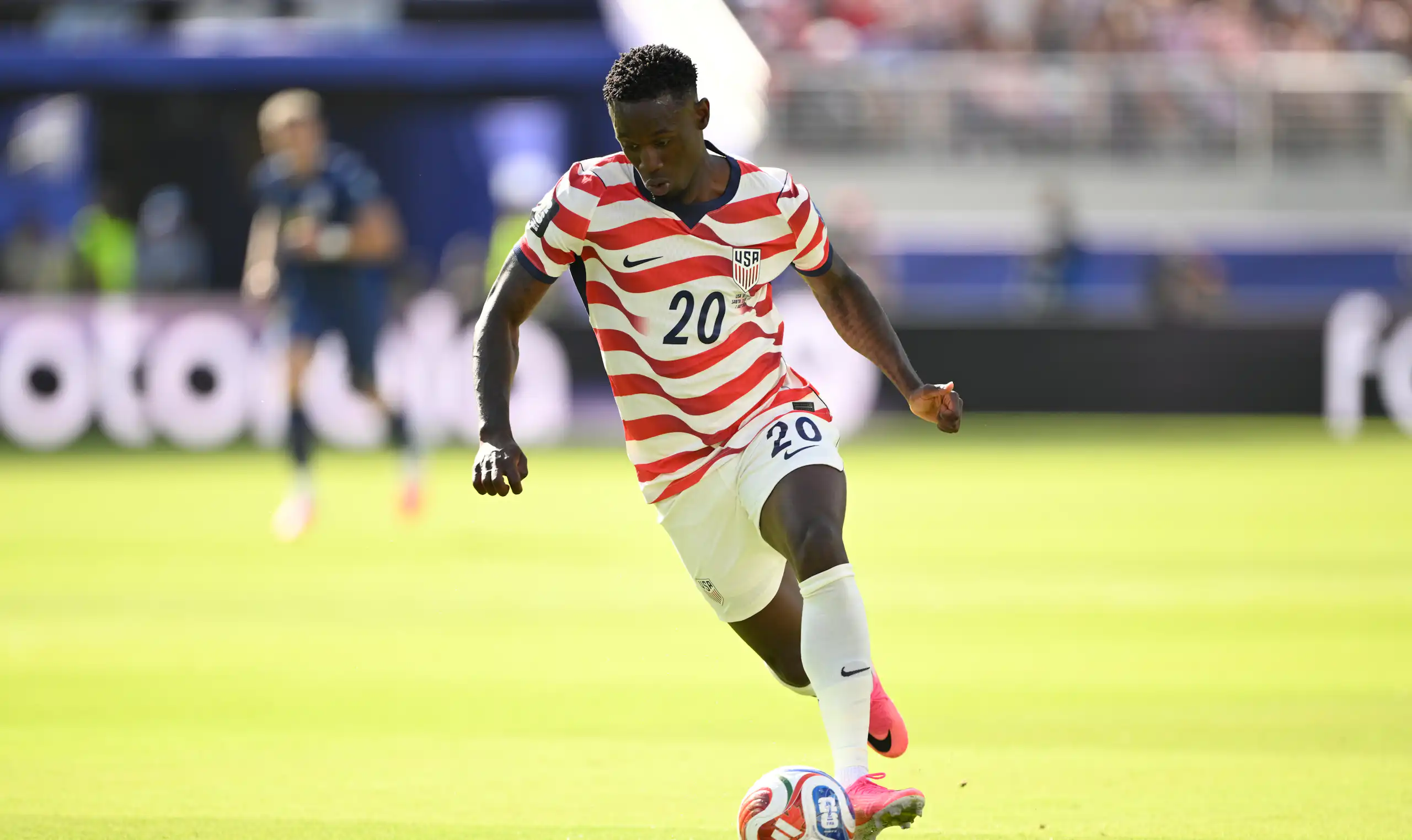 United States striker Folarin Balogun