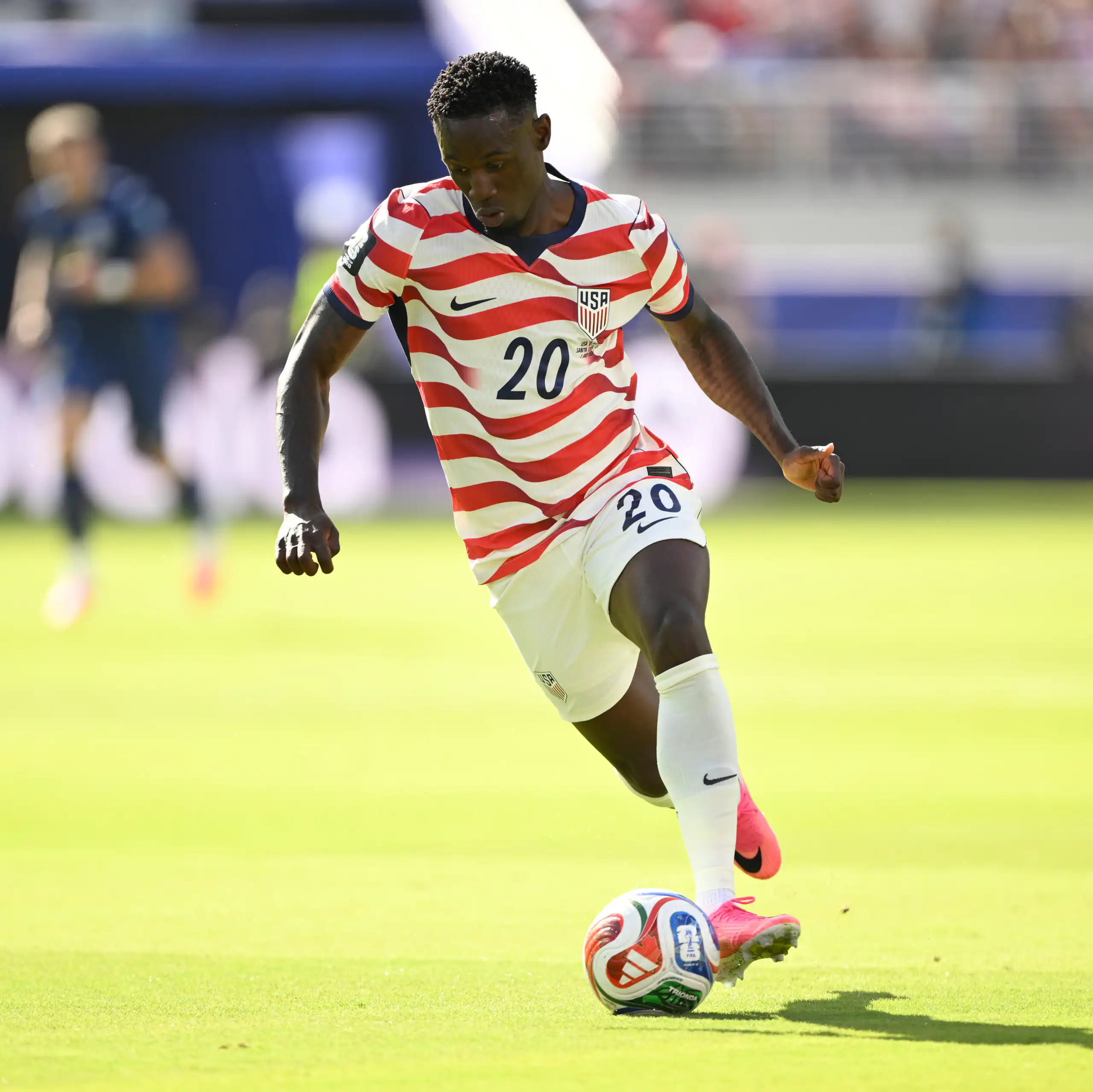 United States striker Folarin Balogun